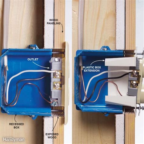 how to install outlet in metal box|installing outlet box on stud.